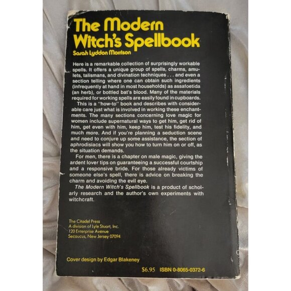 The Modern Witch’s Spellbook (1971) Sarah Lyddon Morrison | Vintage Occult Paper - Picture 3 of 8